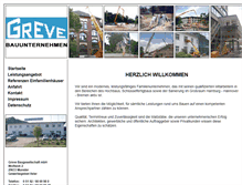 Tablet Screenshot of grevebau.de